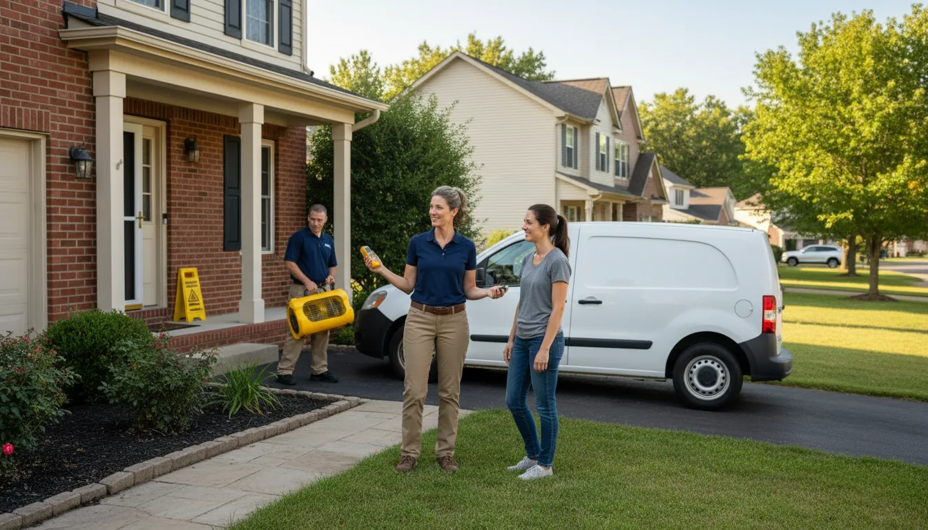 Water restoration image for Water Damage & Restoration Services in Moravia, IA